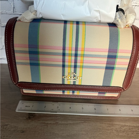 Brand new Coach Klare Crossbody Bag With Plaid Print - Picture 6 of 10